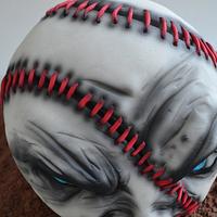 Angry Baseball Cake
