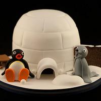 Pingu Igloo cake