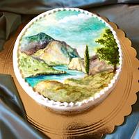 Cake style paintings.