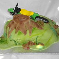 Dirt bike cake
