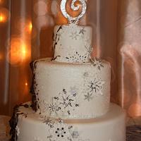 His & Hers Wedding Cakes