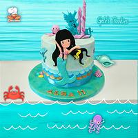 Gorjuss Mermaid cake