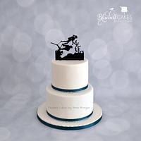 Hidden Surprise Wedding Cake