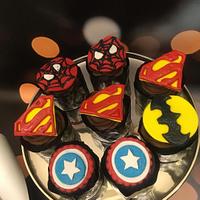 Marvel theme cupcakes 