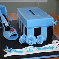 shoes cake