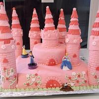 Princess castle cake!