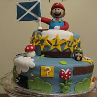 Mario Bros cake 