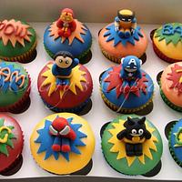 Superhero Cupcakes