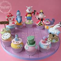 Alice in Wonderland Cupcakes