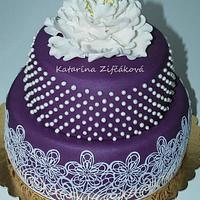 violet cake