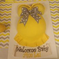 Pregnant Belly Baby Cake