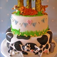  Jimmy's Farm wedding cake