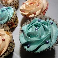 Pink and Blue Cupcakes