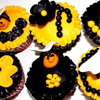bumble bee cupcakes