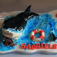 SHARK CAKE TOPPER