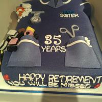 Retirement Cake for Nurse