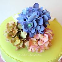 Hydrangea Cake