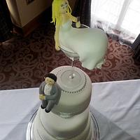 Martini Glass Wedding Cake