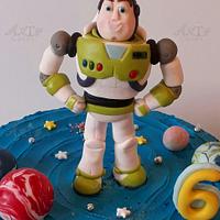 Buzz lightyear toy story cake