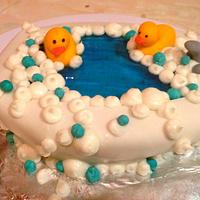Bubble bath cake 