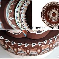 Inspired by Bulgarian Trojan Ceramic - My Bulgaria Cake Collaboration