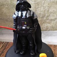 Star Wars darth Vader cake