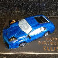 Lamborghini Sculpted Car Cake
