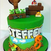 Angry birds cake for Steffen