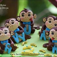Five Little Monkeys cake