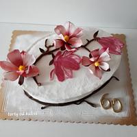 Birthday with magnolias