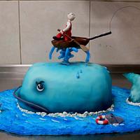 whale cake