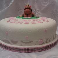 horsey cake and cupcakes
