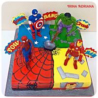 Avengers Cake 