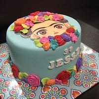 Frida Kahlo cake 