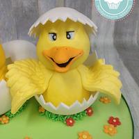 Fondant Cake Topper Sweet Easter Collaboration - Chickies 