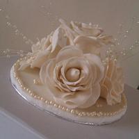 Vintage Hollywood Wedding Cake