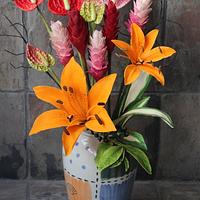 Anthurium (Laceleaf), Ginger Lily & Oriental Lily Sugar Potpourri