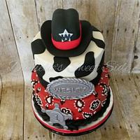 Little Cowboy Birthday Cake