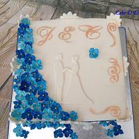 Simple Wedding Cake 