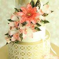 "Behold" Wedding Cake "Behold" Wedding Cake