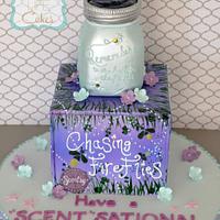 "Scentsy" Cake with a Lighted Warmer