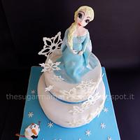 "Frozen" cake