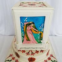 Hand Painted Mughal Art