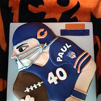 40th Birthday cake for a Bears fan