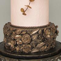 Bas relief birthday cake