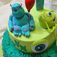 Monsters Inc cake