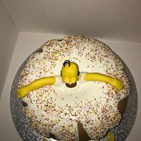 Homer Simpson cake