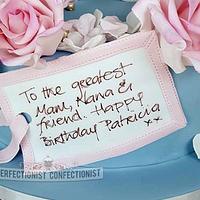 Patricia - 70th Birthday Roses Cake 
