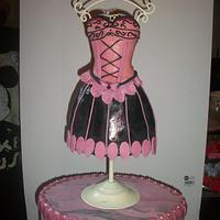 Birthday dress cake