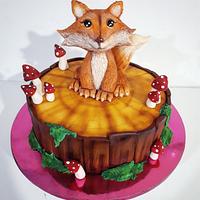 Little fox cake Little fox cake